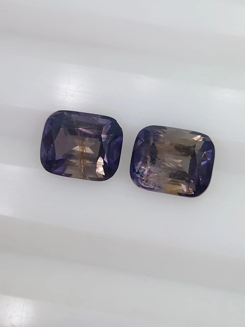 2.5ct Cushion Faceted Natural Iolites from Madagascar — view 4